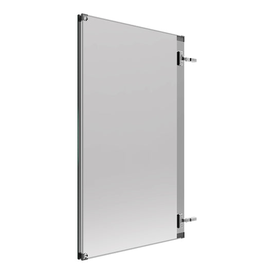 QuaviKey 30"x30" Medicine Cabinets Mirror Door, Silver